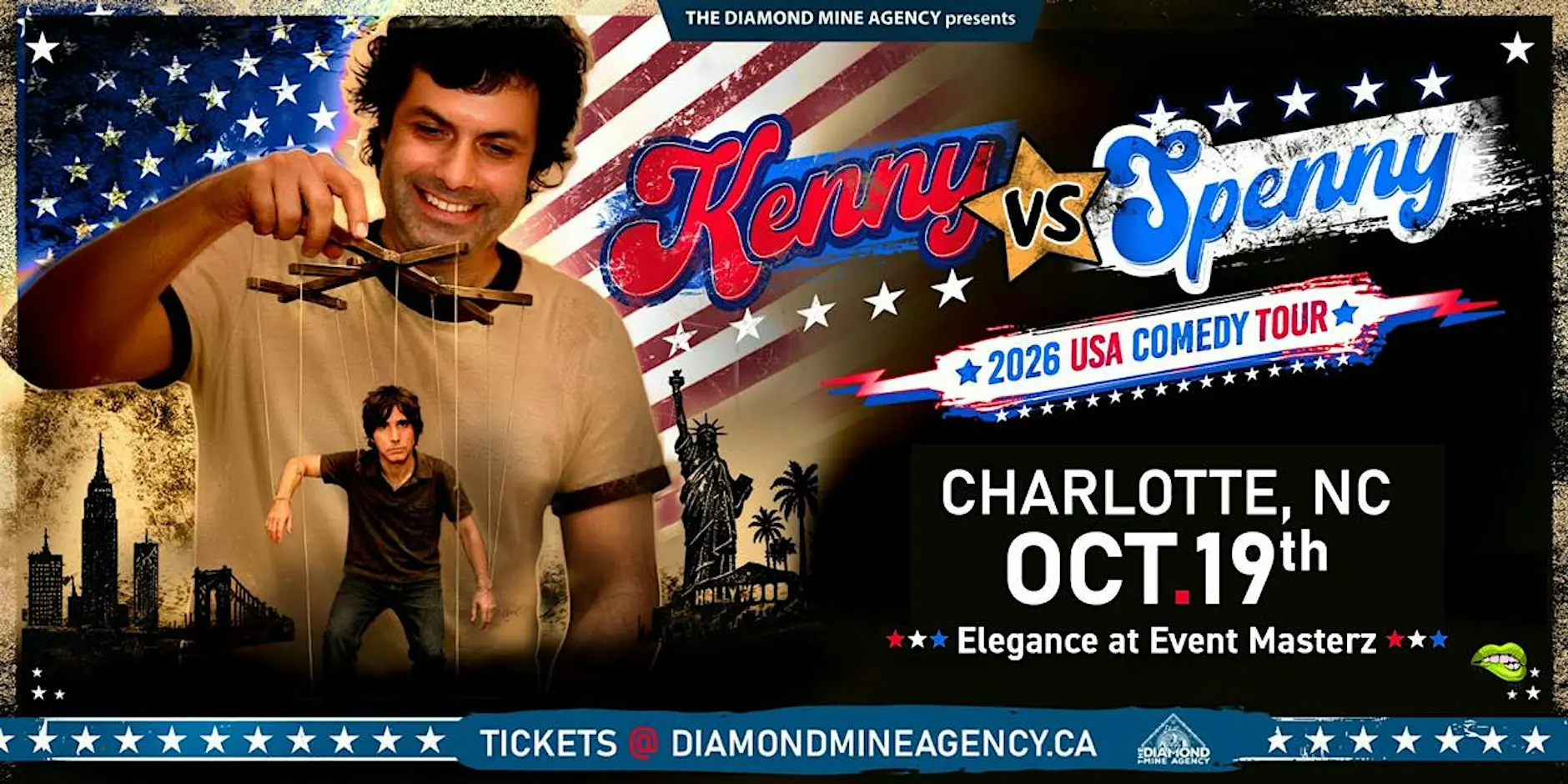 KENNY VS SPENNY 2026 USA Comedy Tour – Charlotte, NC